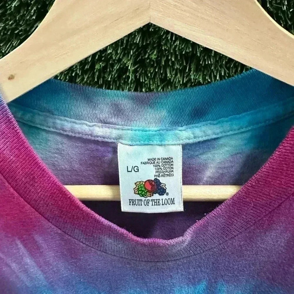 Vintage Woman Healing For  Change Tye-Dye T-shirt Large - Picture 3 of 4